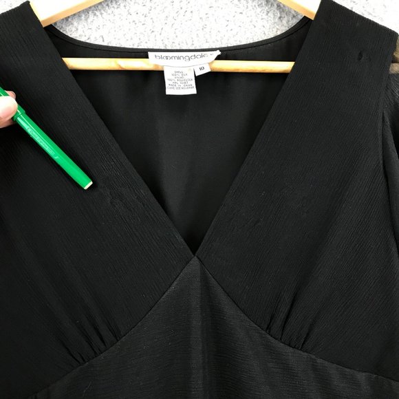 Vintage Bloomingdales Silk Skater Dress size 10 - Picture 8 of 8